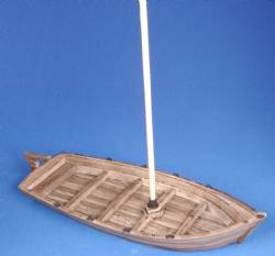 Longboat with Mast (unpainted)